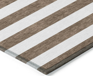 Piper Looms Chantille Stripes ACN528 Chocolate Area Rug