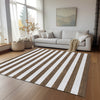 Piper Looms Chantille Stripes ACN528 Chocolate Area Rug