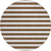 Piper Looms Chantille Stripes ACN528 Chocolate Area Rug