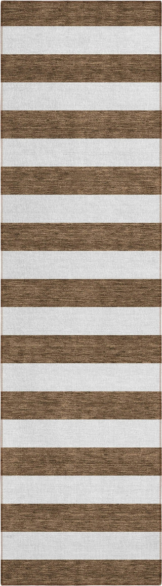 Piper Looms Chantille Stripes ACN528 Chocolate Area Rug