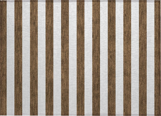 Piper Looms Chantille Stripes ACN528 Chocolate Area Rug