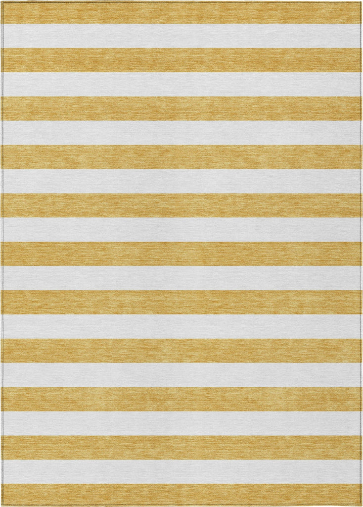 Piper Looms Chantille Stripes ACN528 Gold Area Rug