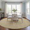 Piper Looms Chantille Stripes ACN528 Gold Area Rug