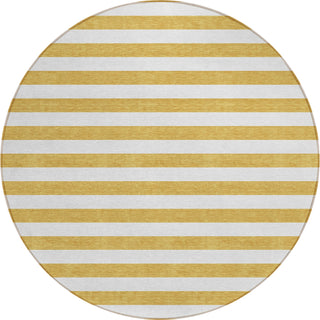 Piper Looms Chantille Stripes ACN528 Gold Area Rug