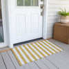 Piper Looms Chantille Stripes ACN528 Gold Area Rug