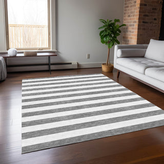 Piper Looms Chantille Stripes ACN528 Gray Area Rug