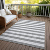 Piper Looms Chantille Stripes ACN528 Gray Area Rug