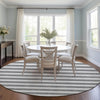 Piper Looms Chantille Stripes ACN528 Gray Area Rug