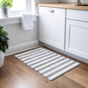 Piper Looms Chantille Stripes ACN528 Gray Area Rug