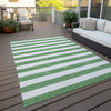 Piper Looms Chantille Stripes ACN528 Green Area Rug