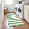 Piper Looms Chantille Stripes ACN528 Green Area Rug
