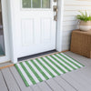 Piper Looms Chantille Stripes ACN528 Green Area Rug