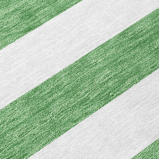 Piper Looms Chantille Stripes ACN528 Green Area Rug