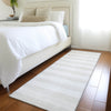 Piper Looms Chantille Stripes ACN528 Ivory Area Rug