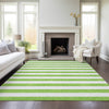 Piper Looms Chantille Stripes ACN528 Lime Area Rug