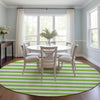 Piper Looms Chantille Stripes ACN528 Lime Area Rug