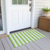 Piper Looms Chantille Stripes ACN528 Lime Area Rug