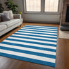 Piper Looms Chantille Stripes ACN528 Navy Area Rug