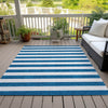 Piper Looms Chantille Stripes ACN528 Navy Area Rug