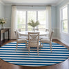 Piper Looms Chantille Stripes ACN528 Navy Area Rug