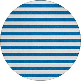 Piper Looms Chantille Stripes ACN528 Navy Area Rug