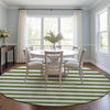 Piper Looms Chantille Stripes ACN528 Olive Area Rug