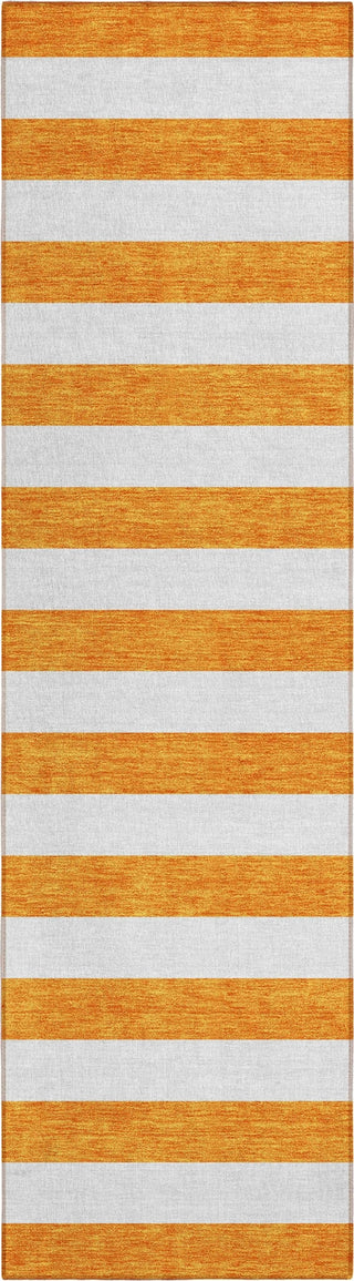 Piper Looms Chantille Stripes ACN528 Orange Area Rug