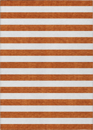 Piper Looms Chantille Stripes ACN528 Paprika Area Rug