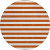 Piper Looms Chantille Stripes ACN528 Paprika Area Rug