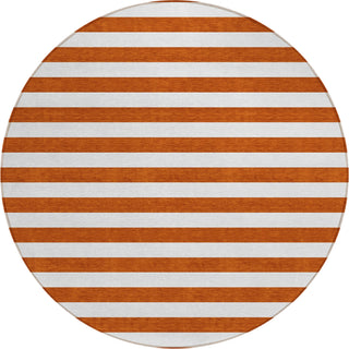 Piper Looms Chantille Stripes ACN528 Paprika Area Rug