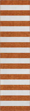 Piper Looms Chantille Stripes ACN528 Paprika Area Rug