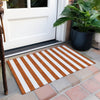 Piper Looms Chantille Stripes ACN528 Paprika Area Rug