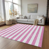 Piper Looms Chantille Stripes ACN528 Pink Area Rug