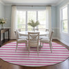 Piper Looms Chantille Stripes ACN528 Pink Area Rug