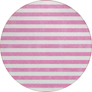 Piper Looms Chantille Stripes ACN528 Pink Area Rug