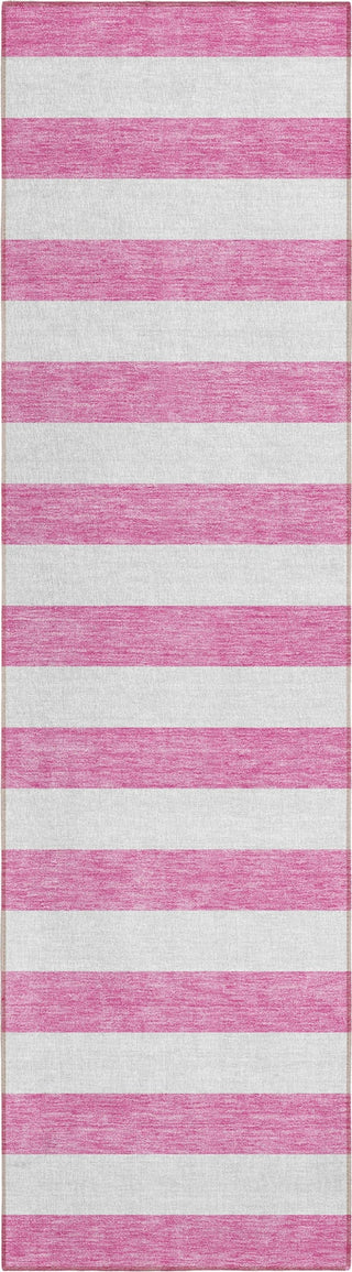 Piper Looms Chantille Stripes ACN528 Pink Area Rug