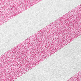 Piper Looms Chantille Stripes ACN528 Pink Area Rug