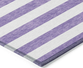 Piper Looms Chantille Stripes ACN528 Purple Area Rug