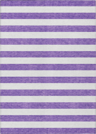 Piper Looms Chantille Stripes ACN528 Purple Area Rug