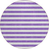 Piper Looms Chantille Stripes ACN528 Purple Area Rug