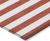 Piper Looms Chantille Stripes ACN528 Red Area Rug