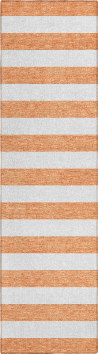 Piper Looms Chantille Stripes ACN528 Salmon Area Rug