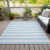 Piper Looms Chantille Stripes ACN528 Sky Area Rug