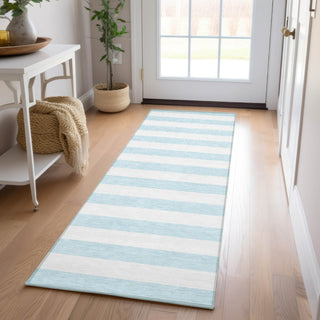 Piper Looms Chantille Stripes ACN528 Sky Area Rug