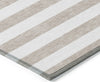 Piper Looms Chantille Stripes ACN528 Taupe Area Rug