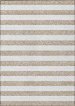 Piper Looms Chantille Stripes ACN528 Taupe Area Rug