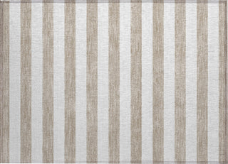 Piper Looms Chantille Stripes ACN528 Taupe Area Rug