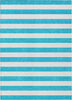 Piper Looms Chantille Stripes ACN528 Teal Area Rug