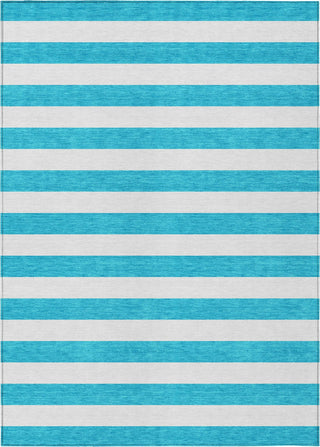 Piper Looms Chantille Stripes ACN528 Teal Area Rug