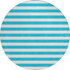 Piper Looms Chantille Stripes ACN528 Teal Area Rug